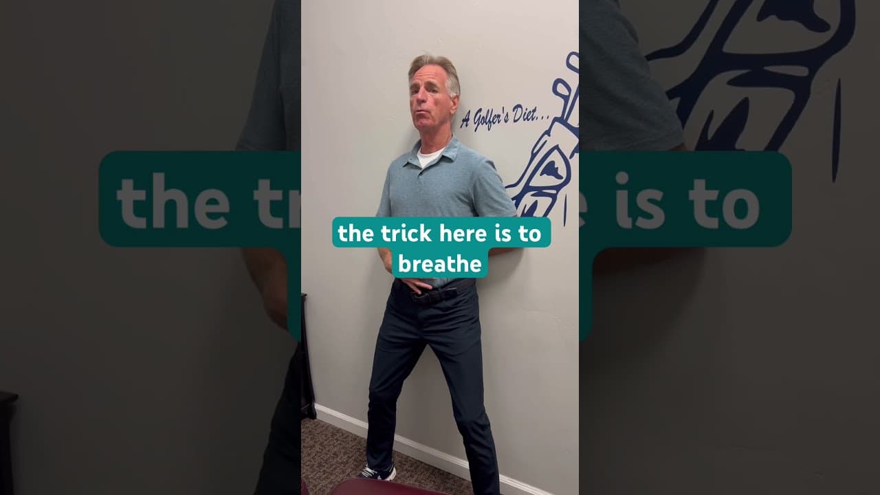 Post Isometric Exercise - wall fascial squat YouTube thumbnail